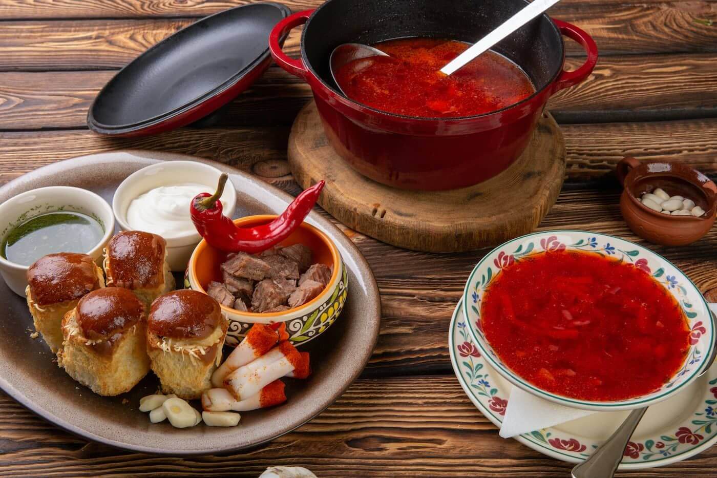 Traditional ukrainian food