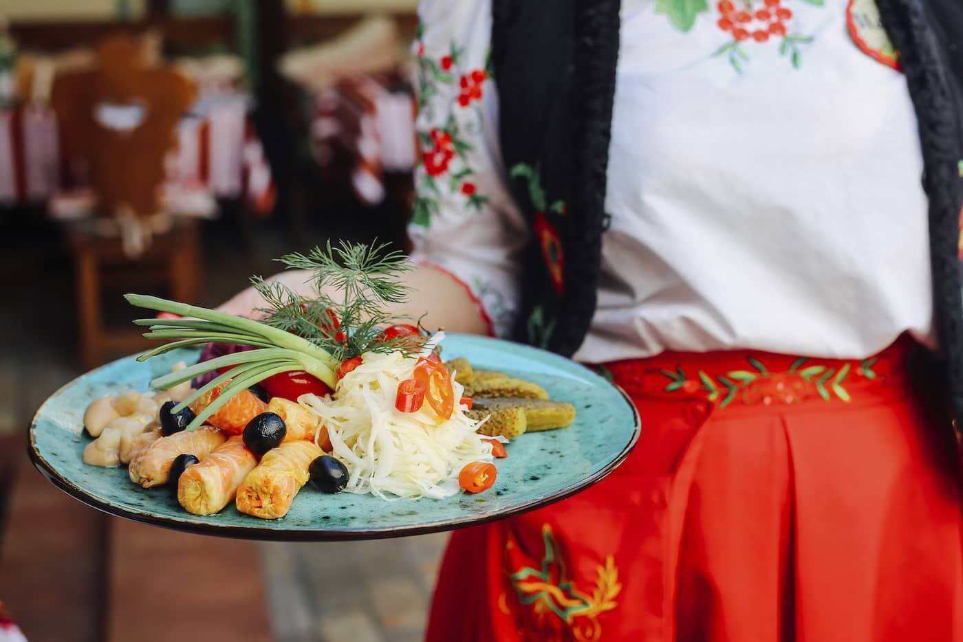 Traditional ukrainian food